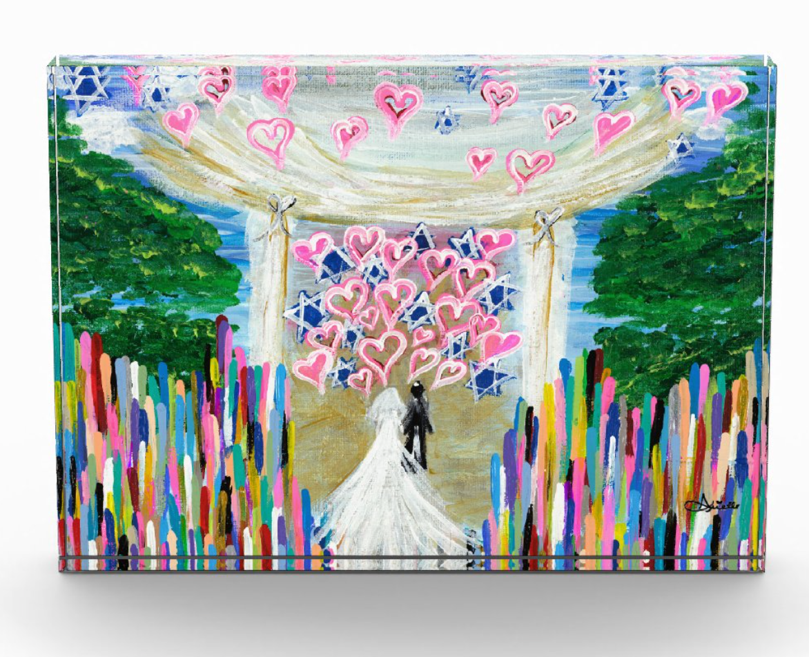 Jewish Wedding | Acrylic Art Block