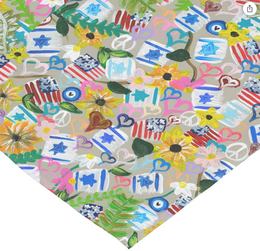 Jewish American Table Runner