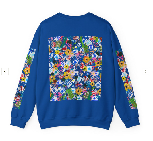 Am Yisrael Chai Crew Sweatshirt Unisex