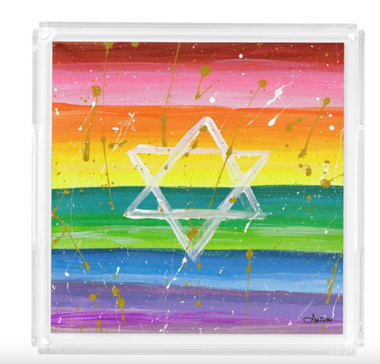 Jewish Pride Acrylic Tray