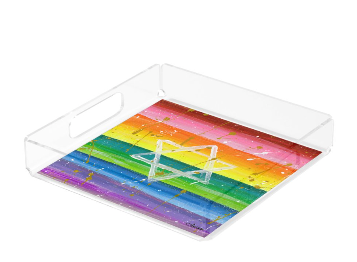 Jewish Pride Acrylic Tray