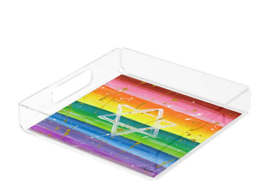 Jewish Pride Acrylic Tray