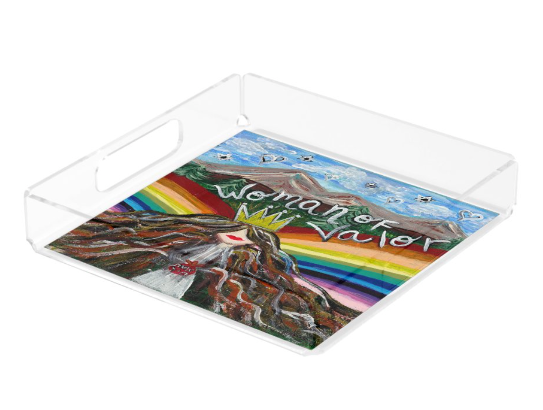 Woman of Valor Acrylic Tray