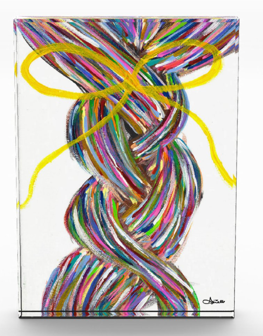 Braid Acrylic Art Block