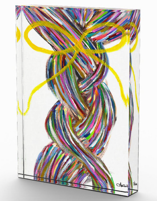 Braid Acrylic Art Block