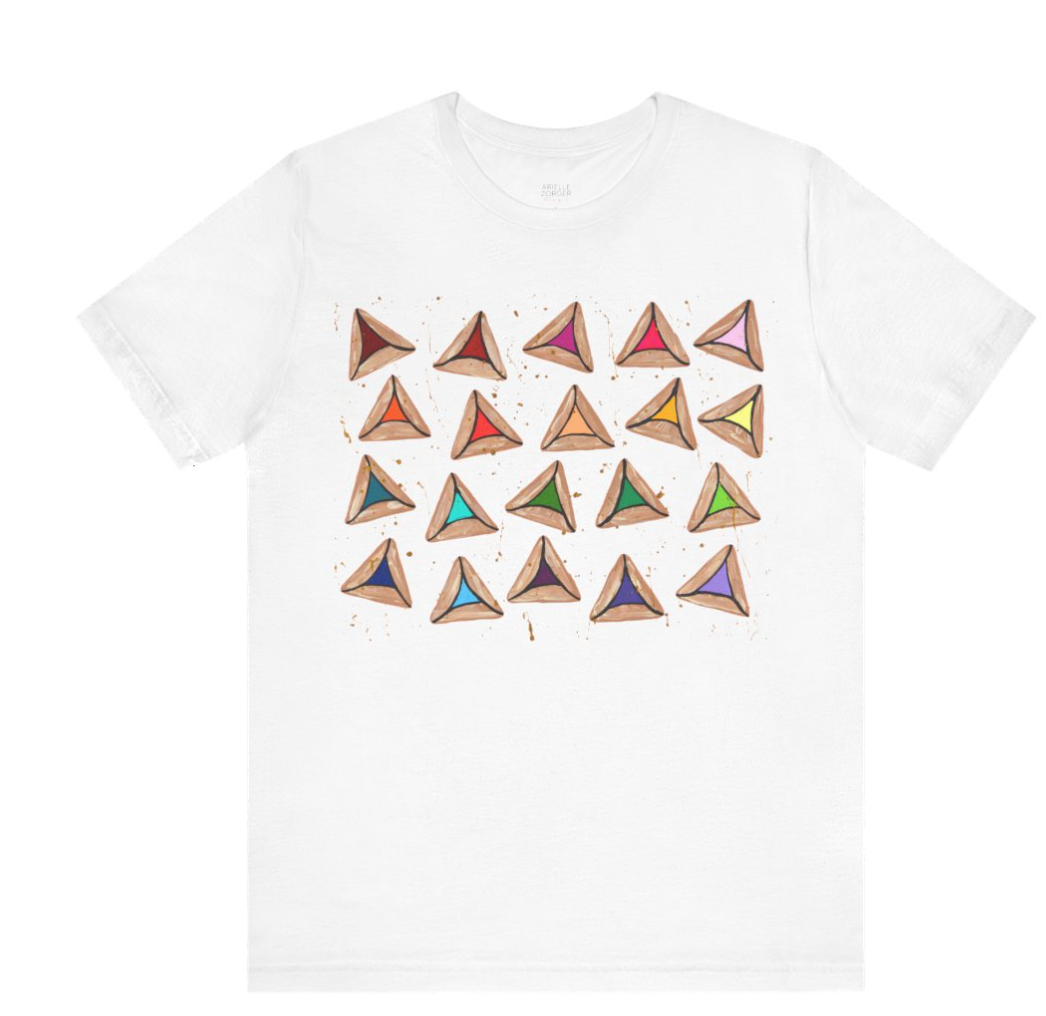 Rainbow Hamantaschen Tee
