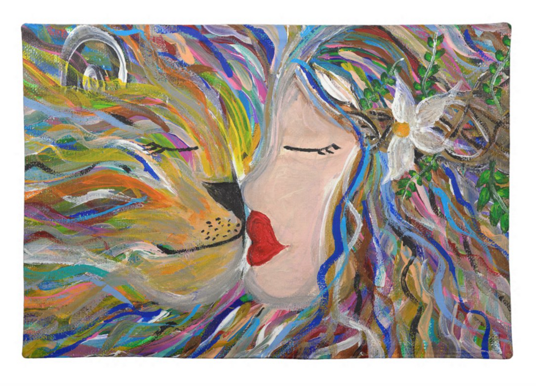 Lioness Challah Cover