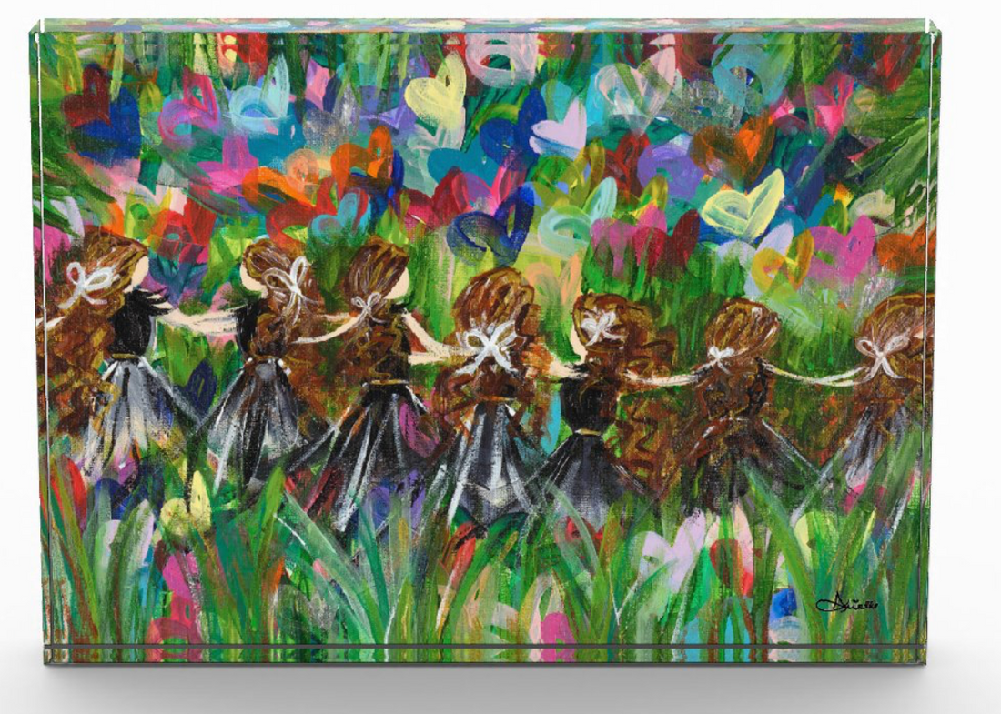 Bloom Where You Are Acrylic Art Block