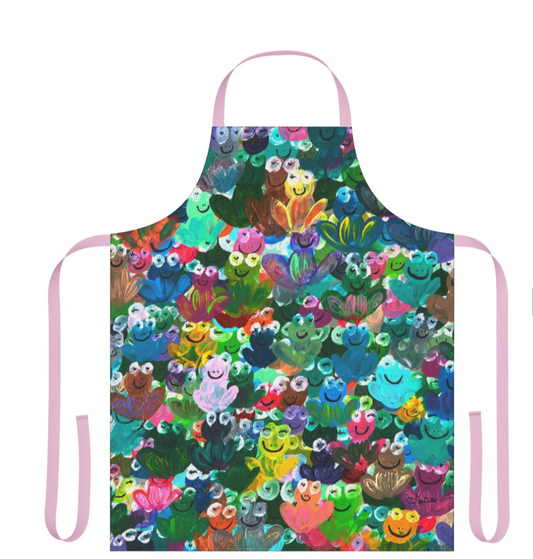 Rainbow Frogs | Kitchen Apron