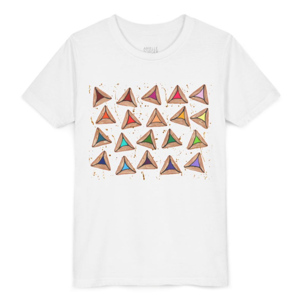 Rainbow Hamantaschen Kid's Tee (Unisex Sizes: S - XL)