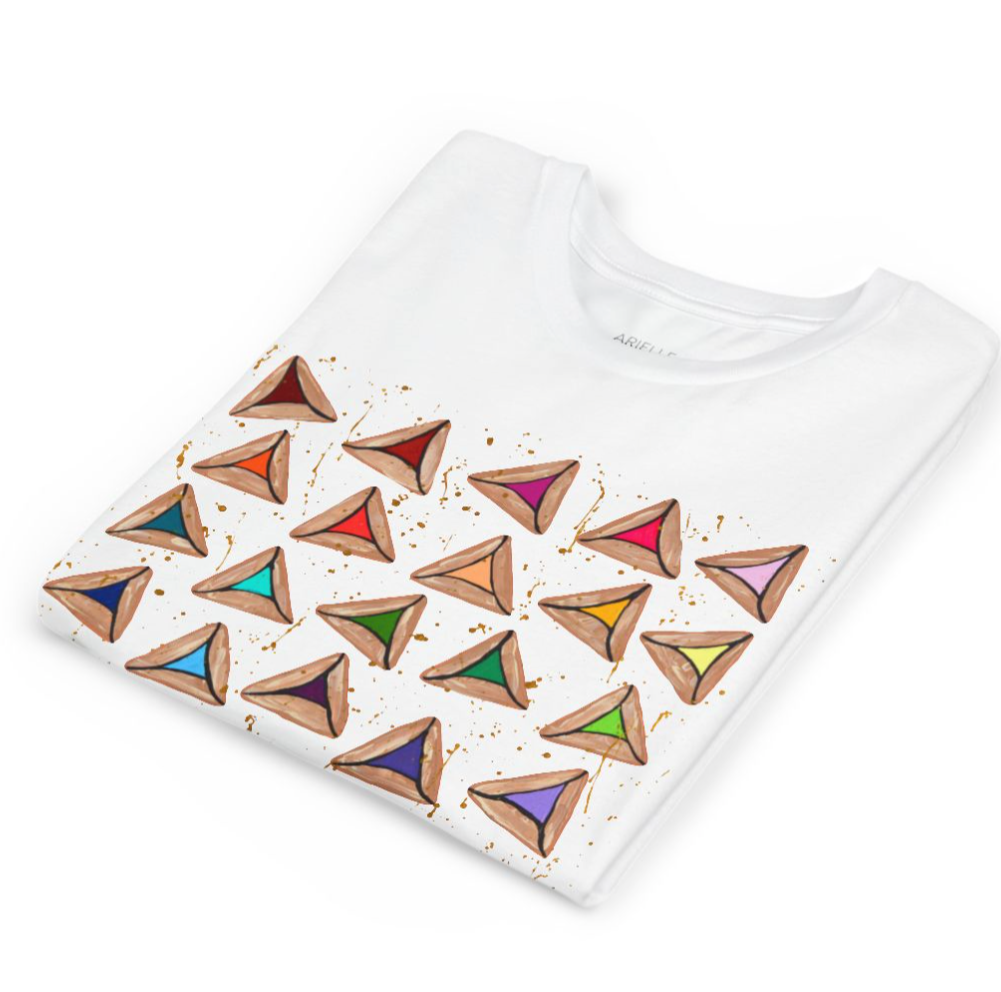 Rainbow Hamantaschen Kid's Tee (Unisex Sizes: S - XL)