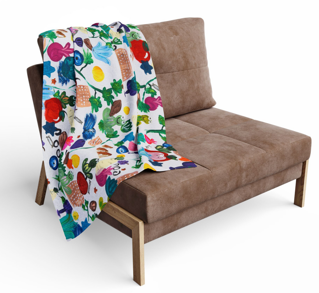 Everything Passover Throw Blanket