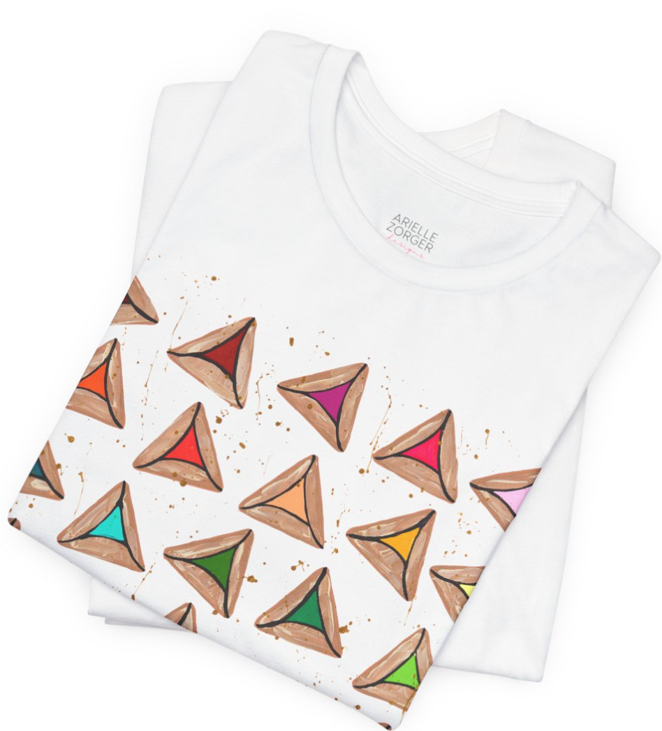 Rainbow Hamantaschen Tee