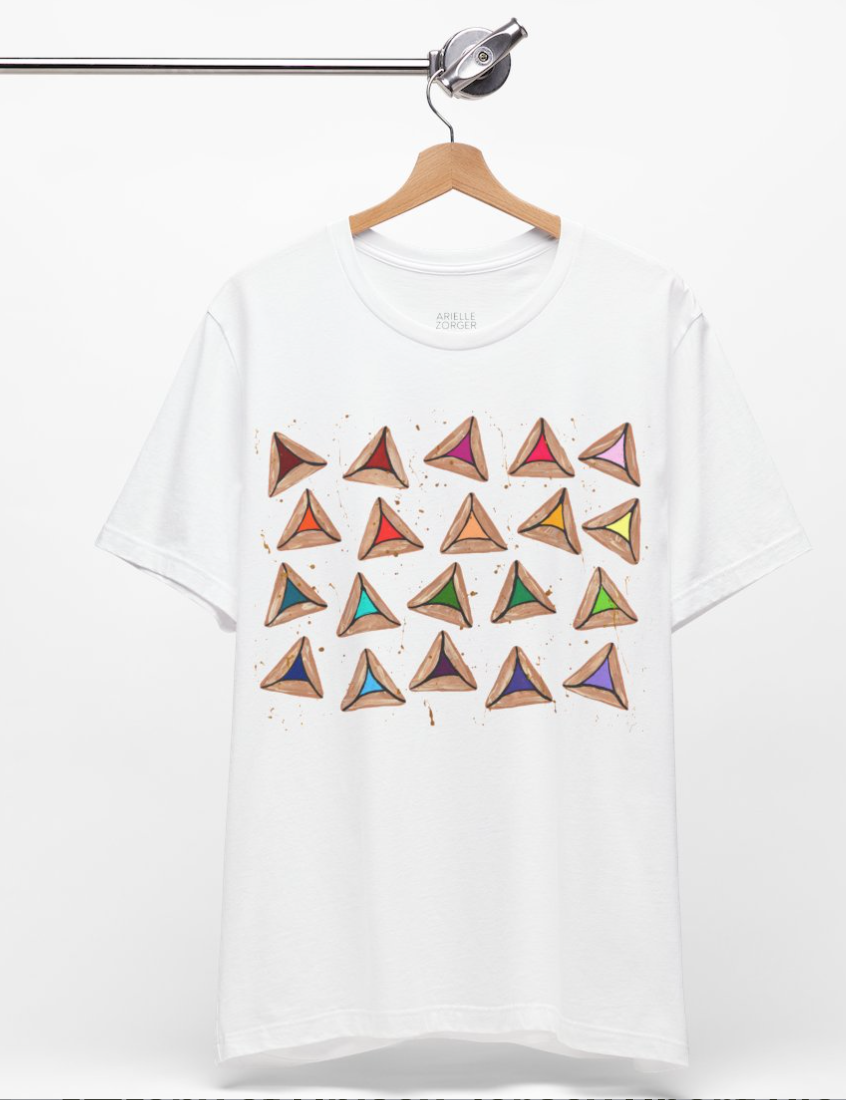 Rainbow Hamantaschen Tee