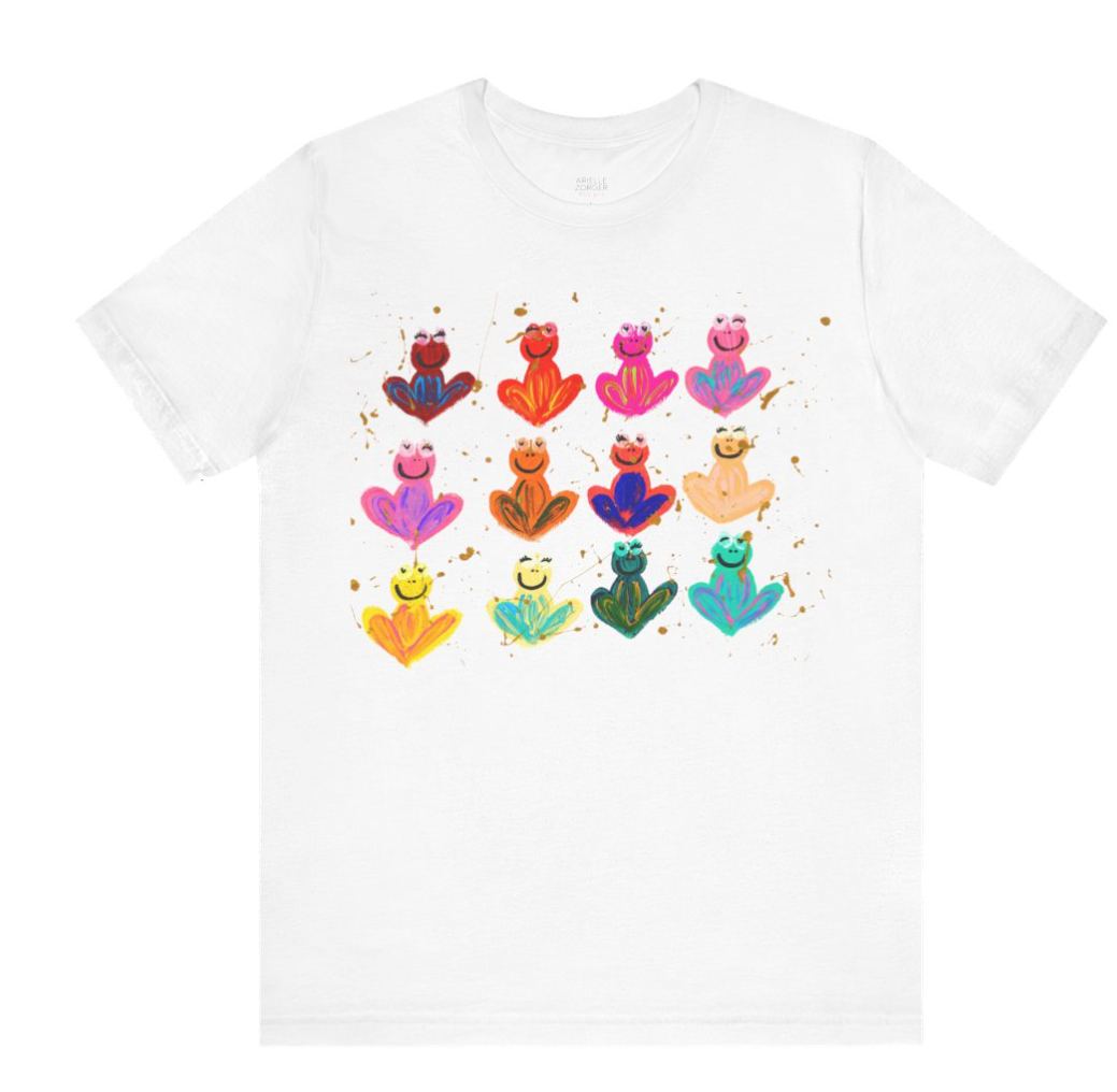 Rainbow Frogs Passover Tee