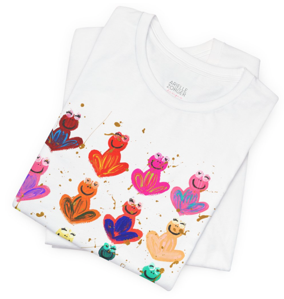 Rainbow Frogs Passover Tee