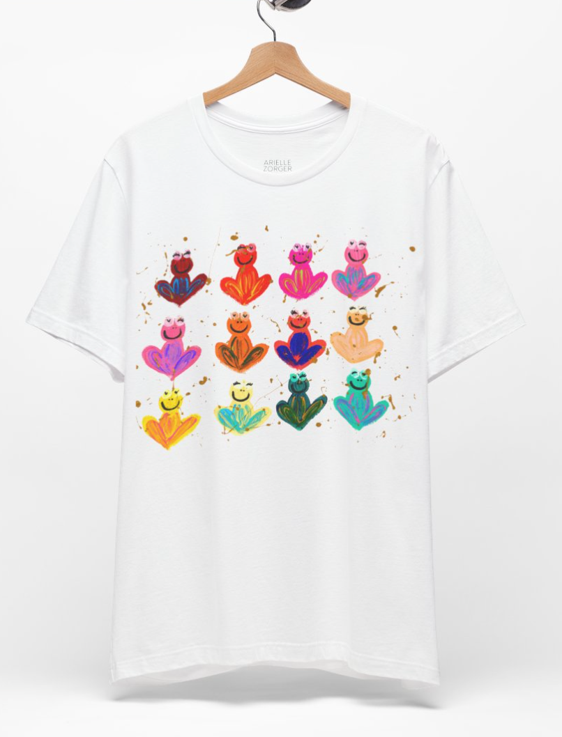 Rainbow Frogs Passover Tee