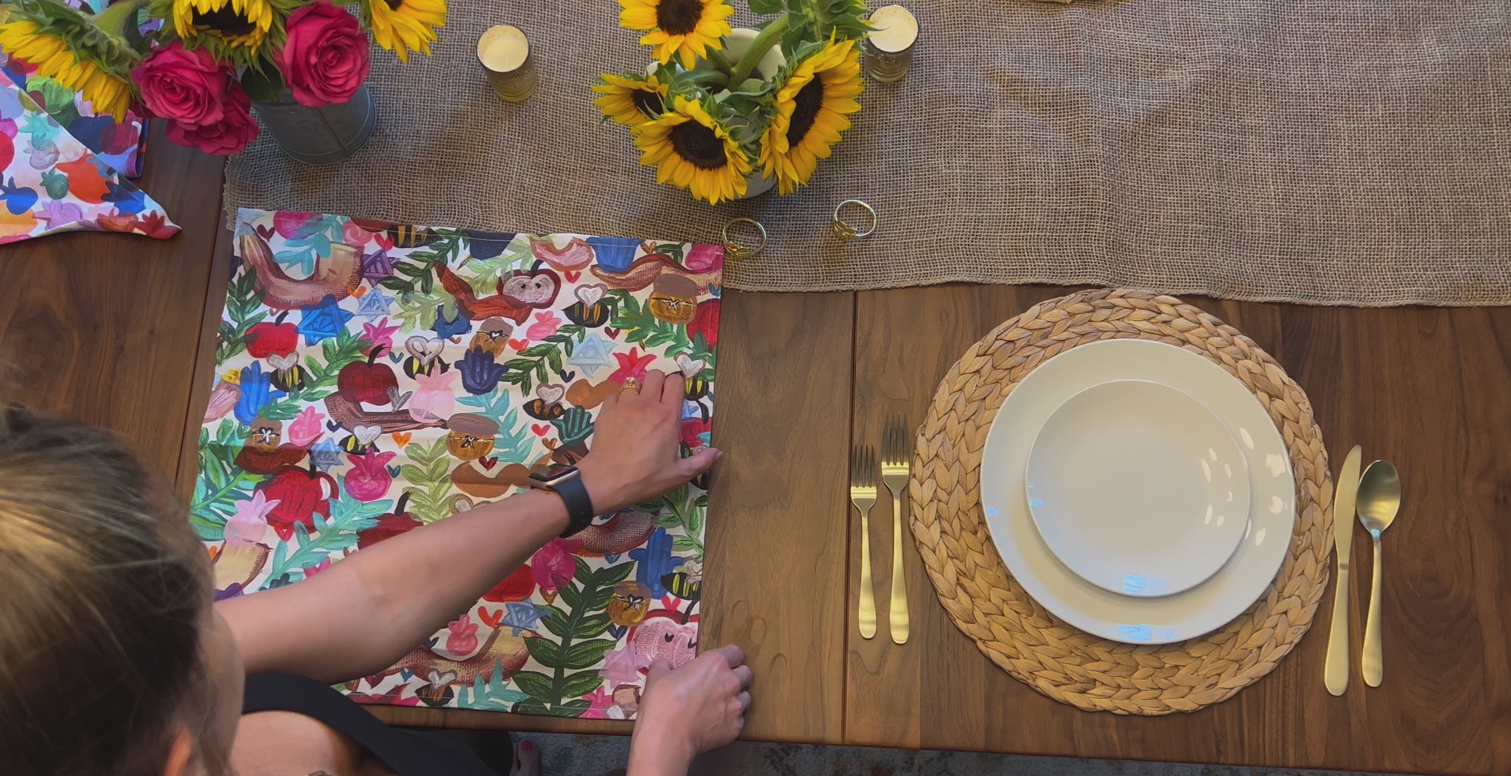 Everything Rosh Hashanah Cloth Napkins