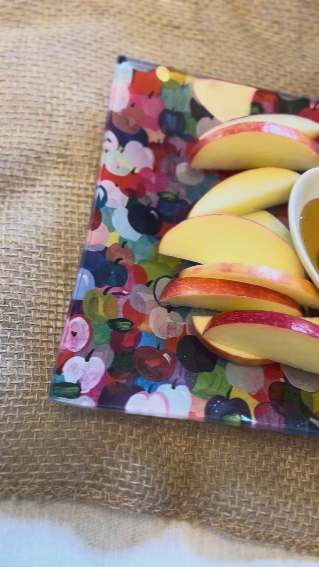 Rainbow Apples | Apple &amp; Honey Dish Set
