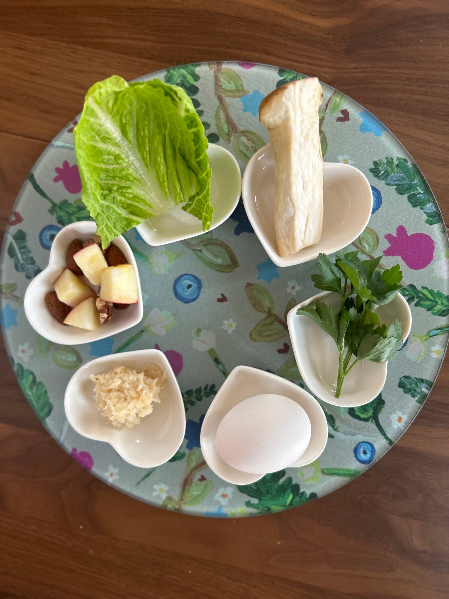 My Secret Garden Seder Plate