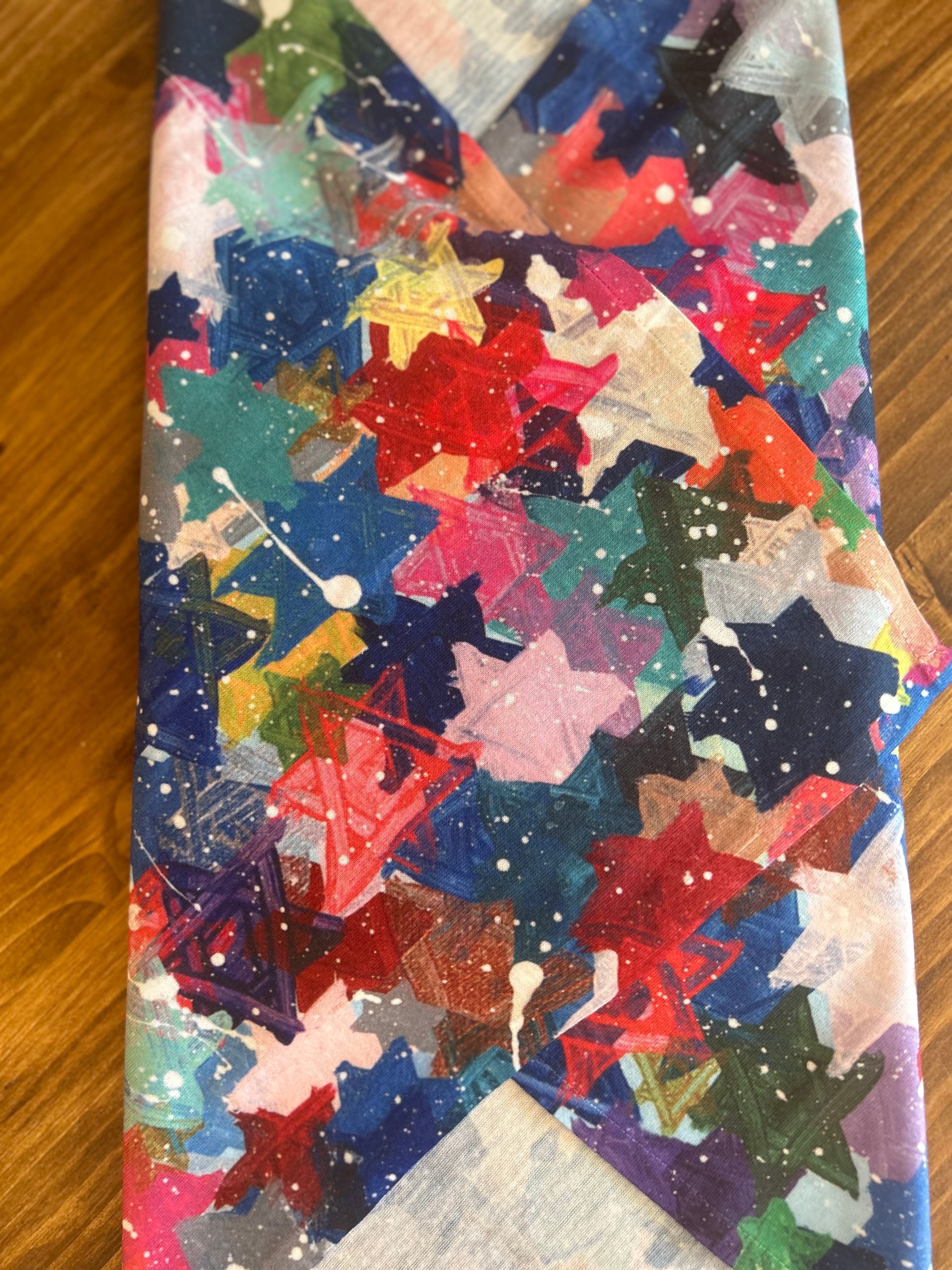 Jewish Stars Splatter Matzah Cover