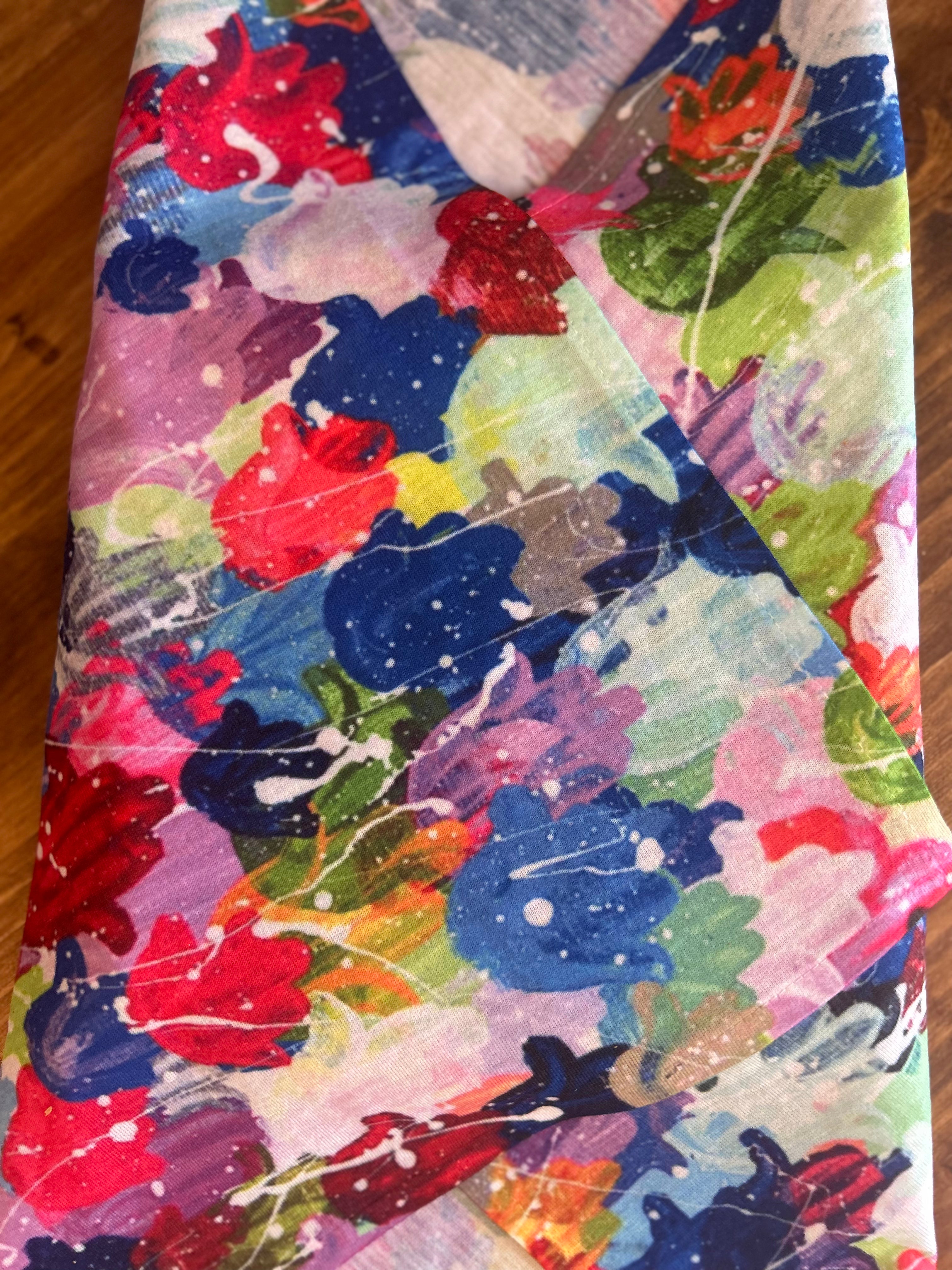 Hamsa Splatter Matzah Cover