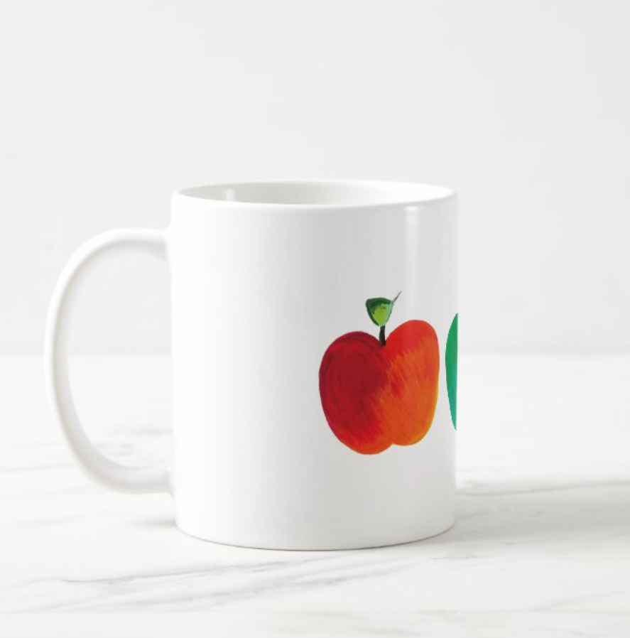 Tie Dye Apples Mug