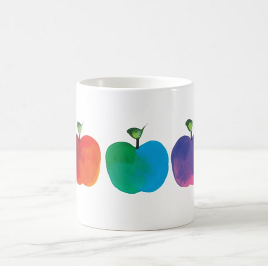 Tie Dye Apples Mug