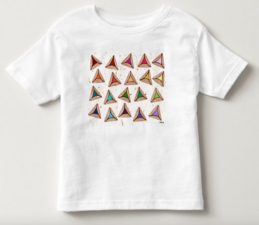 Rainbow Hamantaschen Toddler Tee