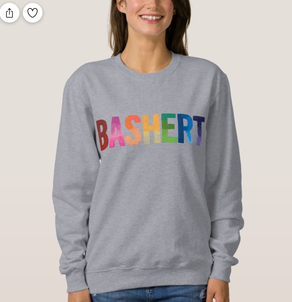 Bashert Cotton Sweatshirt