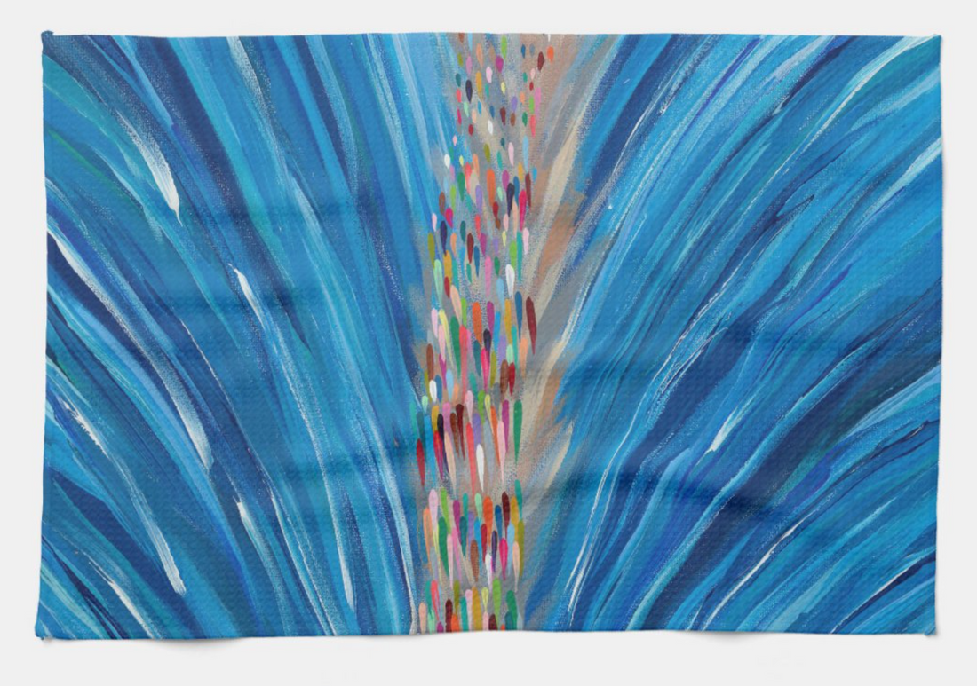 Crossing The Red Sea Tea Towel