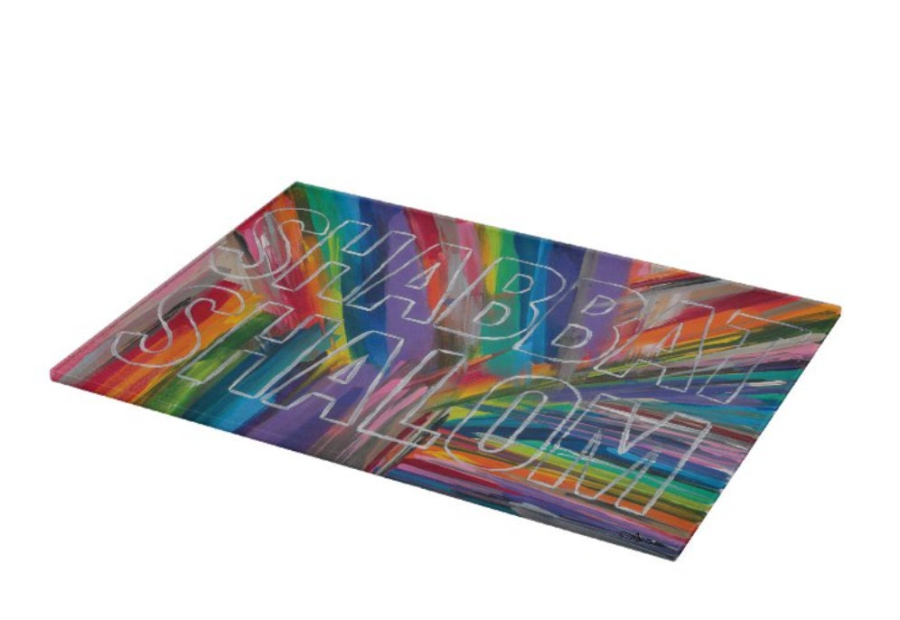 Rainbow Glass Tray 