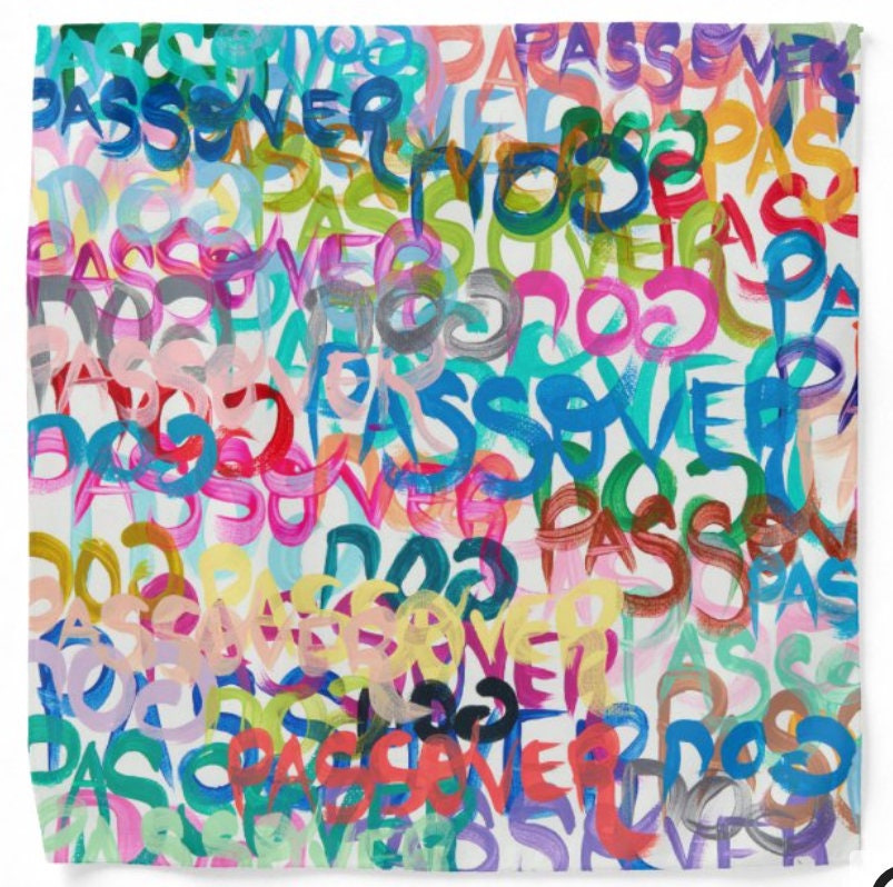 Graffiti Passover Matzah Cover