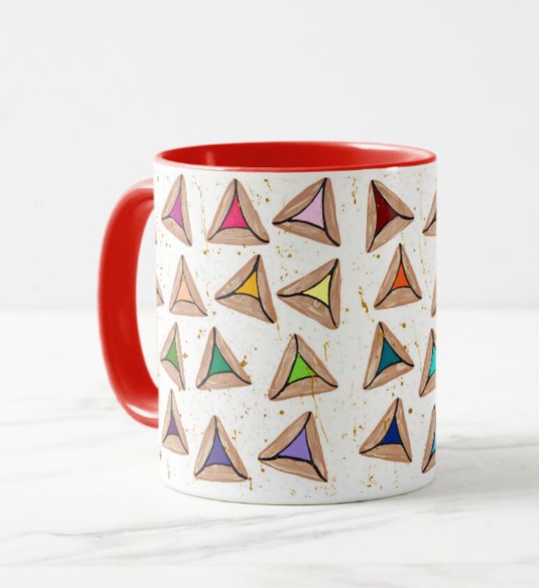 Rainbow Hamantaschen Mug